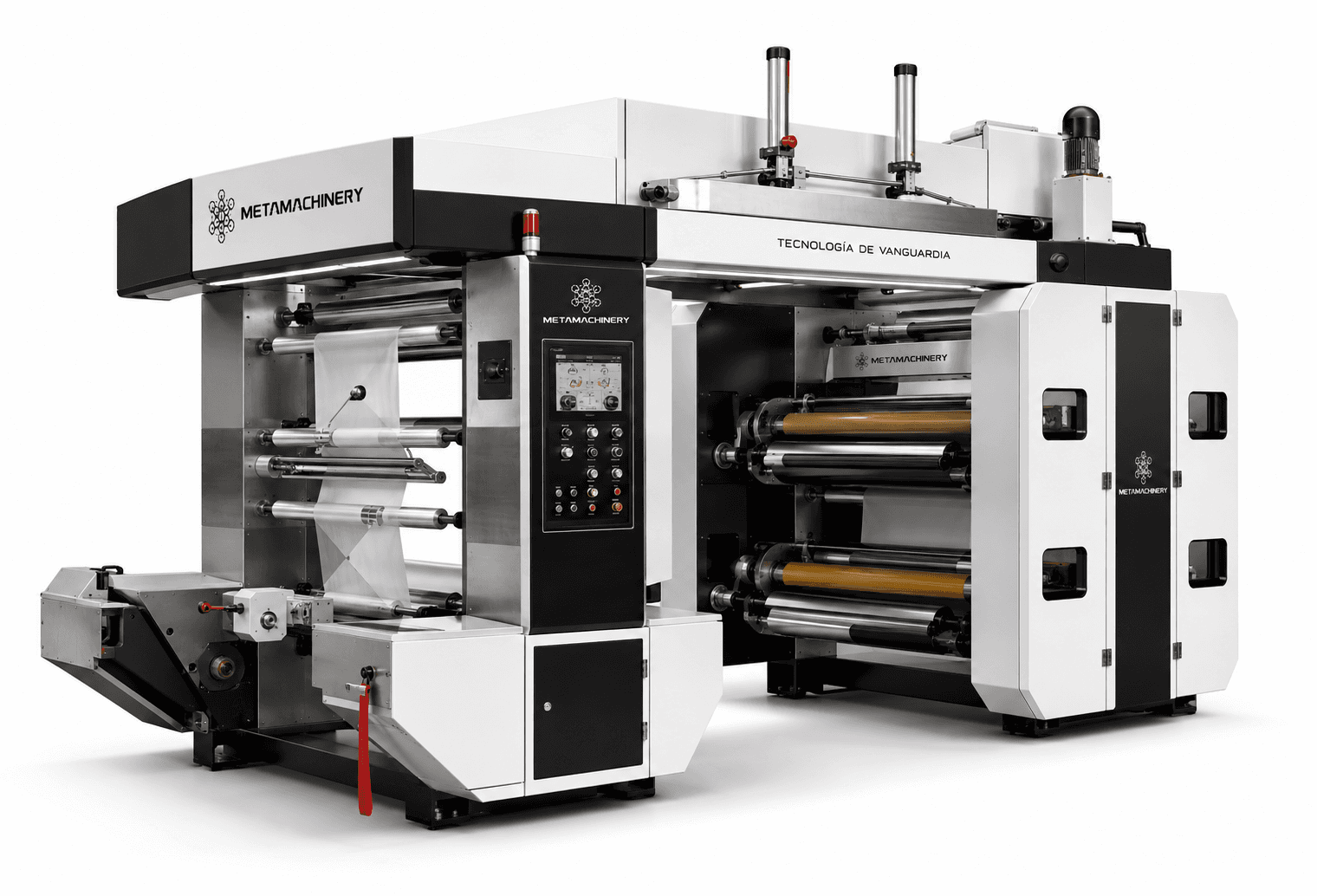 Sistema flexográfico de tambor central Photon CI de Metamachinery