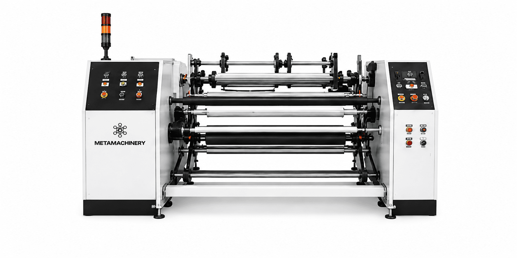 Rebobinadora Mira de Metamachinery para stretch film